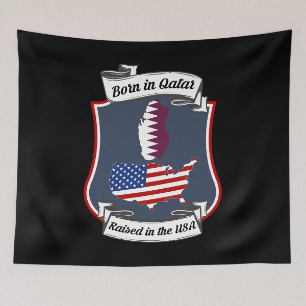 Item preview, Born in Qatar, raised in the USA Heritage designed and sold by Tony ⭐⭐⭐⭐⭐.