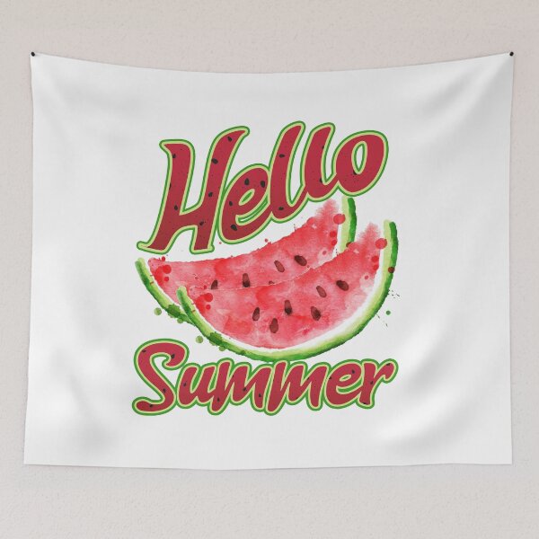 Item preview, Hello Summer Watermelon Christmas in July designed and sold by margeretelser.
