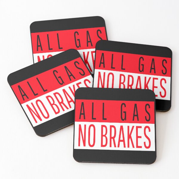 Item preview, All Gas No Brakes Red designed and sold by dreamofdenim.