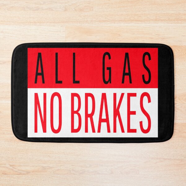 Item preview, All Gas No Brakes Red designed and sold by dreamofdenim.