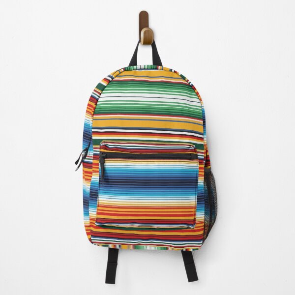 Item preview, Colorful fine line Serape Mexican serape blanket vibrant zerape jorongo saltillo pattern zarape designed and sold by T-Mex.