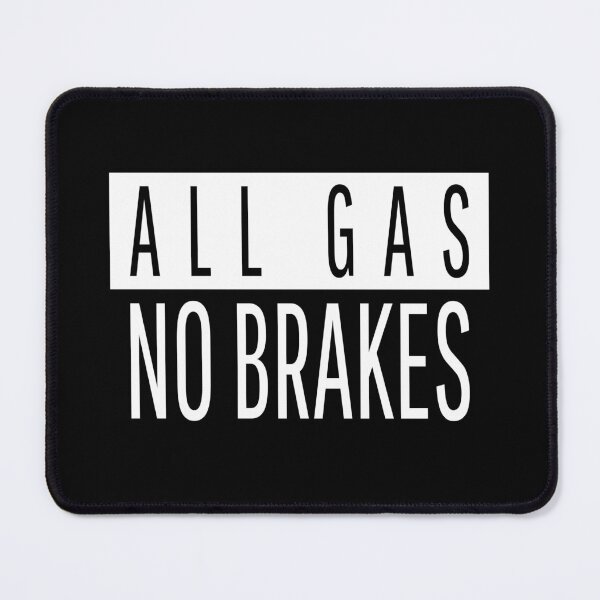Item preview, All Gas No Brakes Black and White designed and sold by dreamofdenim.