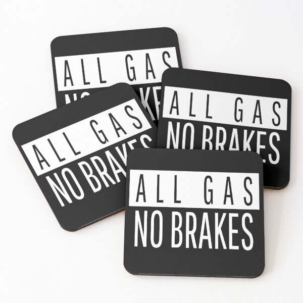 Item preview, All Gas No Brakes Black and White  designed and sold by dreamofdenim.