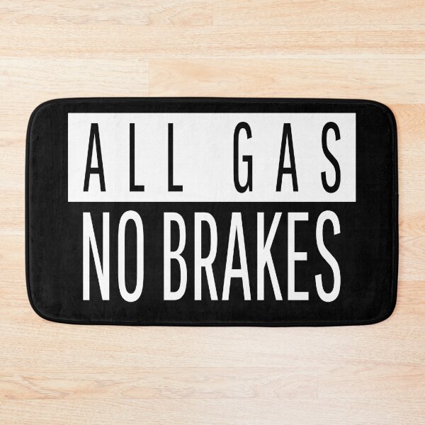 Item preview, All Gas No Brakes Black and White  designed and sold by dreamofdenim.