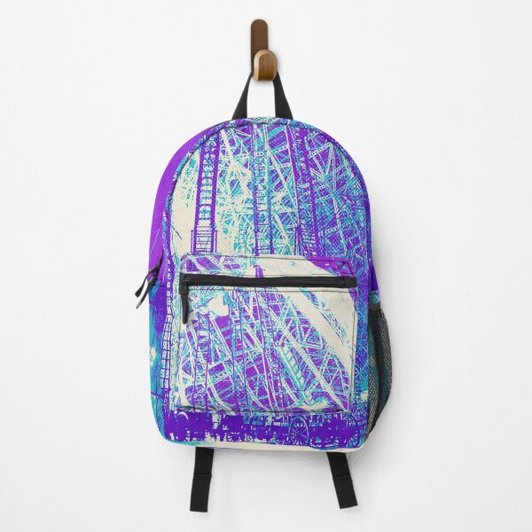 Item preview, Stairway to Heaven Zeppelin under construction in two-tone purple and blue designed and sold by WestIndigo.