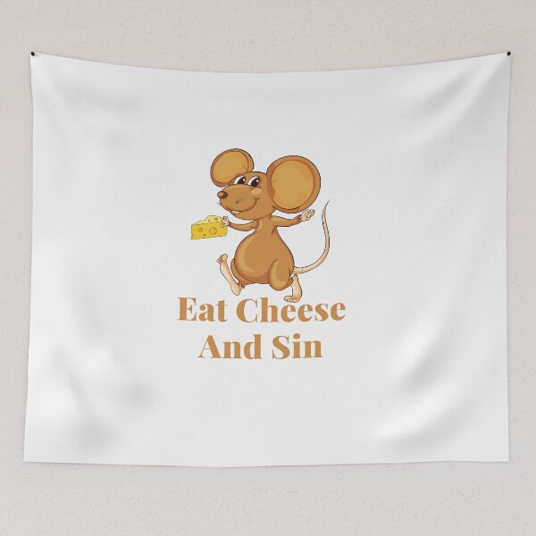 Item preview, Eat Cheese And Sin designed and sold by ALEXOUE.