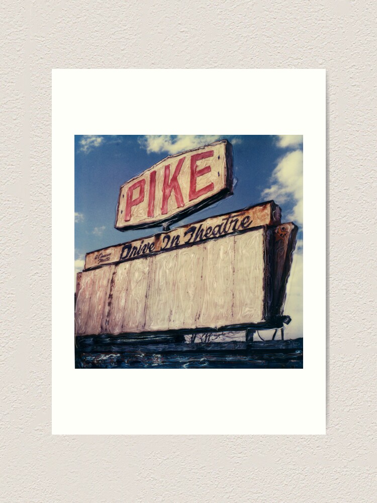 Thumbnail 1 of 3, Art Print, Pike Drive-In designed and sold by Nuin.