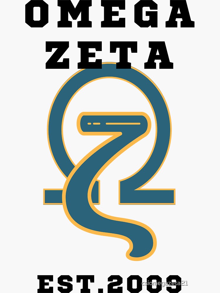 Omega Zeta Sticker