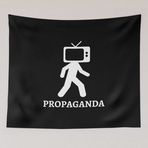 Item preview, Propaganda - man with TV head designed and sold by yoshra.