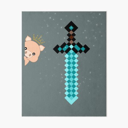 MINECRAFT SWORD - Minecraft - Posters and Art Prints