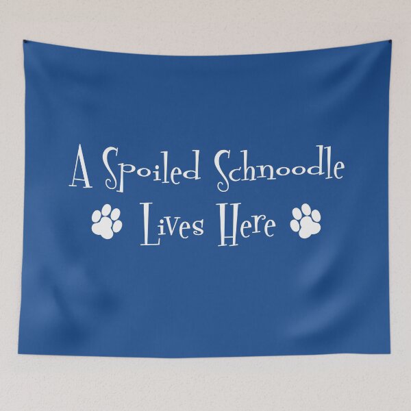 Item preview, A Spoiled Schnoodle Lives Here designed and sold by jaycartoonist.