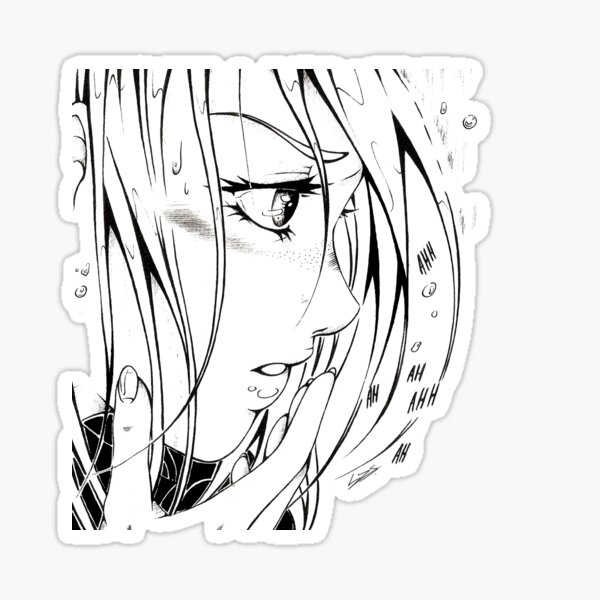 Anaë sous la pluie Sticker