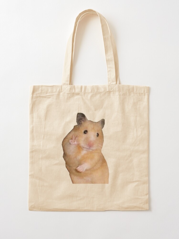 funny hamster meme | Tote Bag