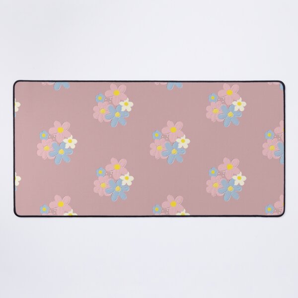 Item preview, Pink Background Oil Paint Flowers designed and sold by CherieArts.