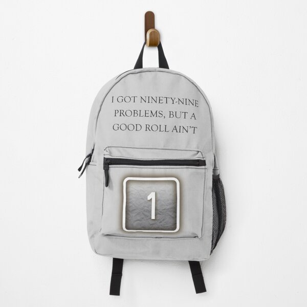 Item preview, FFXIV Bad Loot Roll Ninety Nine Problems Dark Text designed and sold by isomoART.