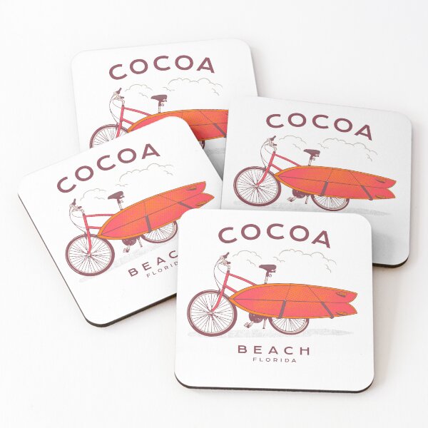 Item preview, Cocoa Beach Florida Vintage Surfer Style designed and sold by earth-sky-and-i.