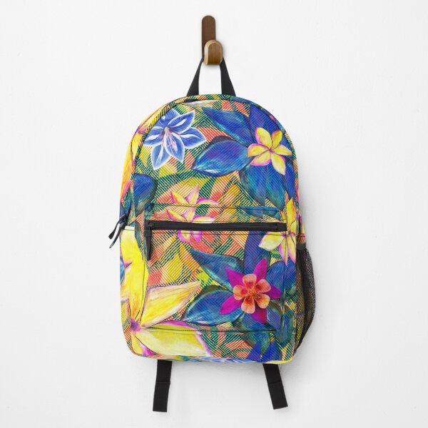 Item preview, Tropical rainbow flowers seamless pattern designed and sold by AleFairyland.