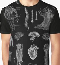 Vintage Anatomy Print Graphic T-Shirt