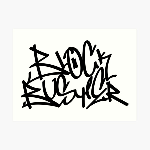 Graffiti Letters Creator Drawings Alphabet Art Print By Ariyantcreative Redbubble