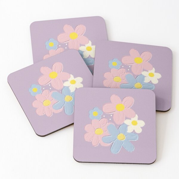 Item preview, Purple Background Flowers designed and sold by CherieArts.
