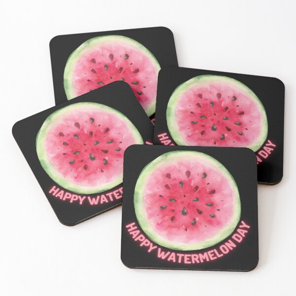 Item preview, Watermelon Day, Happy National Watermelon Day, I Love Watermelon designed and sold by Sun Sand & Sea Art.