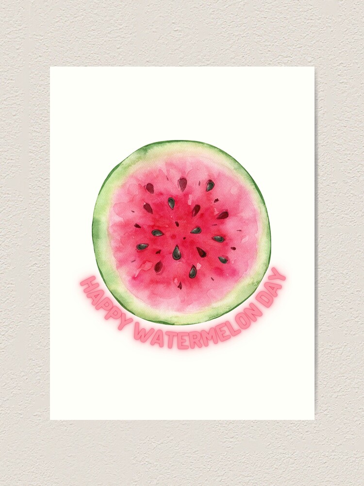 Watermelon Slice National Watermelon Day