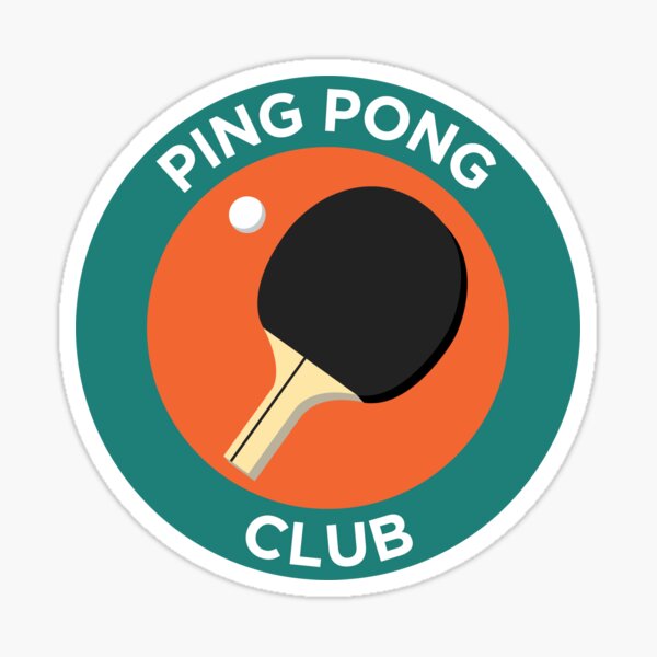 The Ping Pong Paddle Sticker