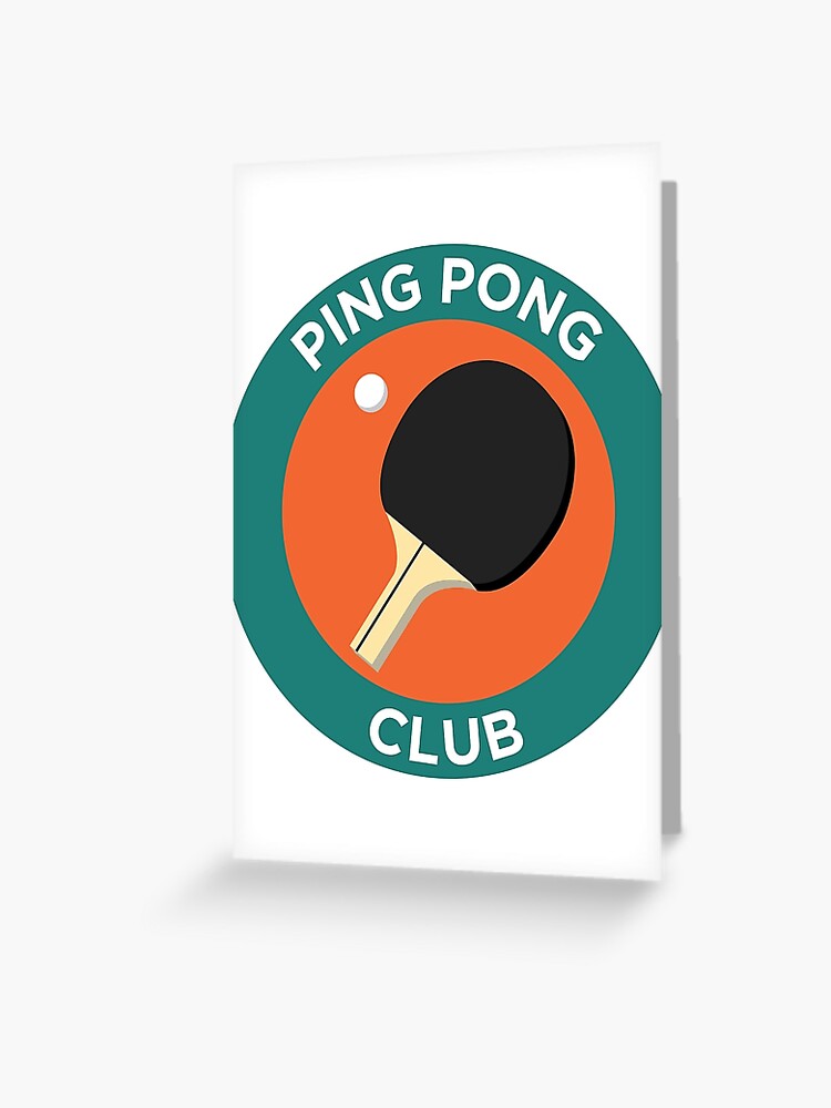 Ping Pong Greeting Cards for Sale