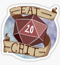 Eat Crit Sticker