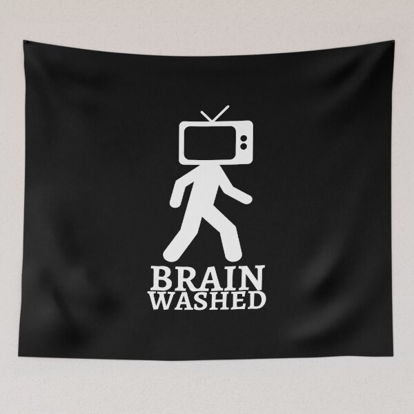 Item preview, Brainwashed - man with TV head designed and sold by yoshra.