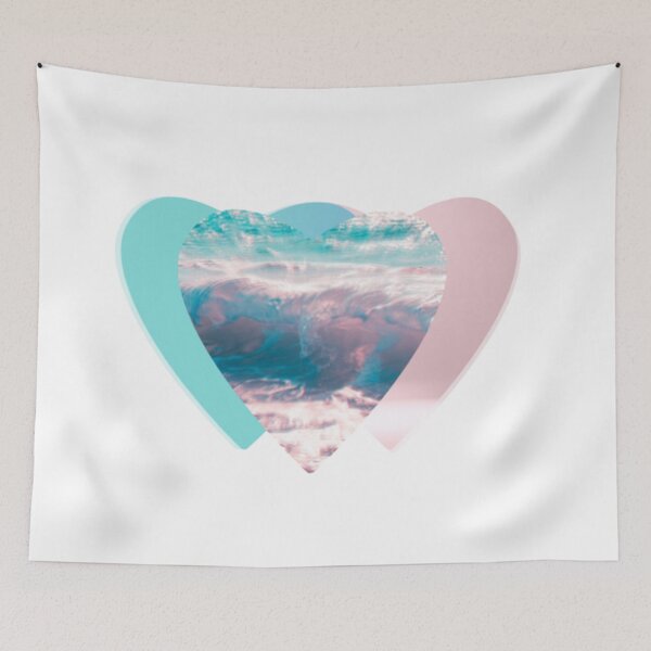 Item preview, Blue Beneath the Waves Heart Hallucination designed and sold by Oichiana.