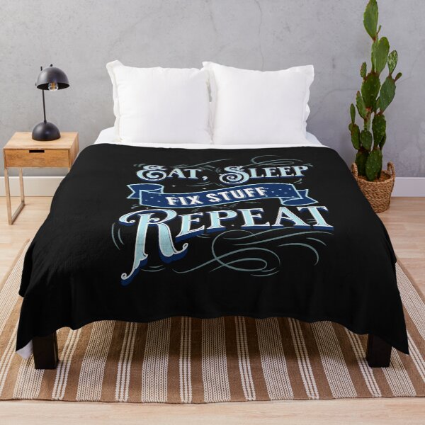 Item preview, Eat Sleep Fix Stuff Repeat designed and sold by johnmgr21.