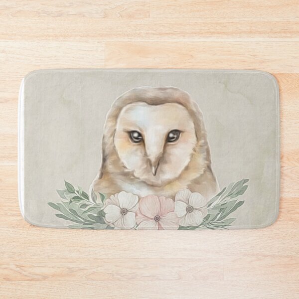 Item preview, Watercolor Barn Owl designed and sold by HappyLifeCreate.