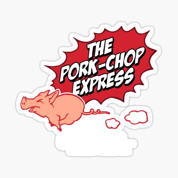 Item preview, Pork Chop Express High Resolution Black designed and sold by Ravensclaw3.