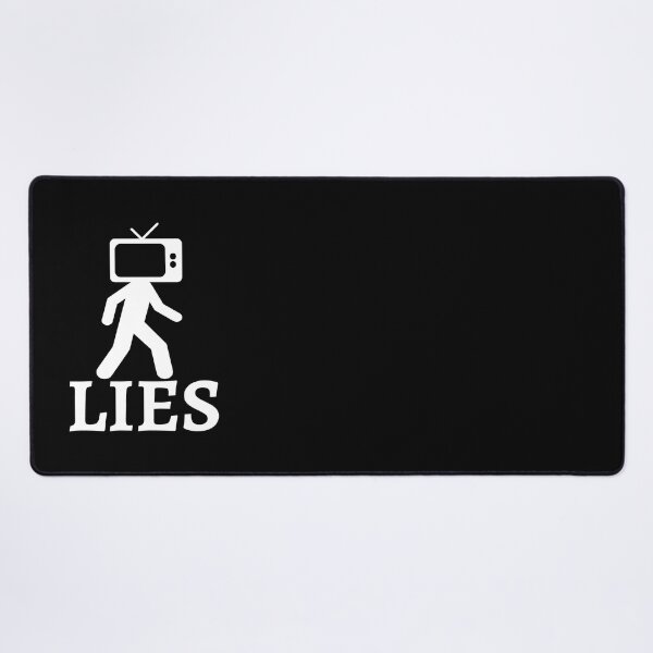 Item preview, Lies - man with TV head designed and sold by yoshra.
