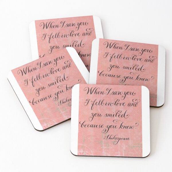 Item preview, Fell in love shakespeare quote designed and sold by Melissa Renee.