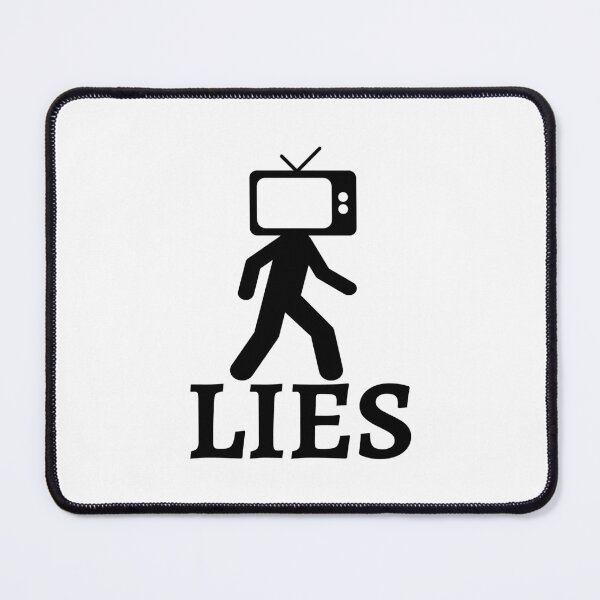 Item preview, Lies - man with TV head designed and sold by yoshra.