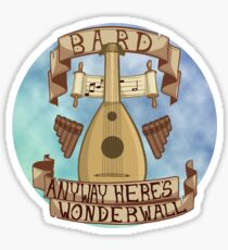 Anyway Here's Wonderwall Sticker