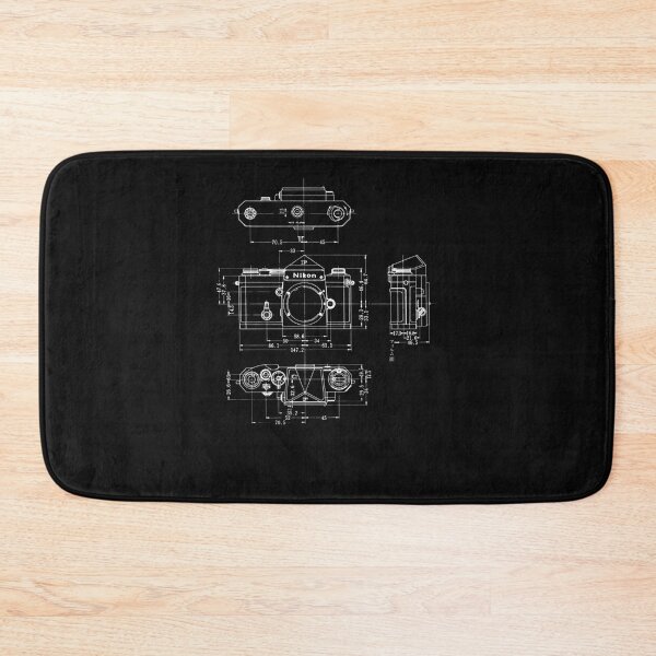 Item preview, Nikon F Blueprint Vintage Cámara clásica designed and sold by selvacifa.
