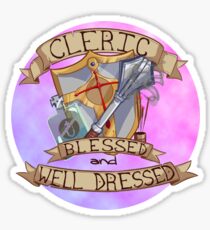 Blessed and Well Dressed Sticker