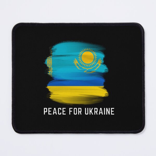Item preview, Kazakhstan And Ukraine, Kazakhstan, kazakhstan  supported  ukraine, Tokaev, flag of ukraine flag of kazakhstan designed and sold by GaliaTati.