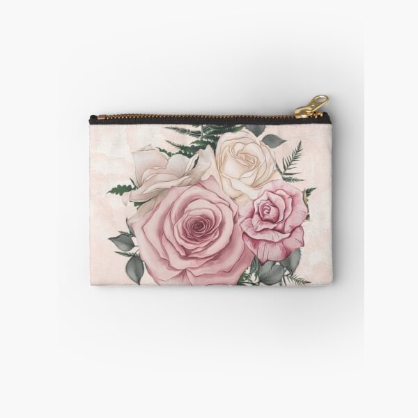 Item preview, Painted Pink Cream Roses designed and sold by HappyLifeCreate.