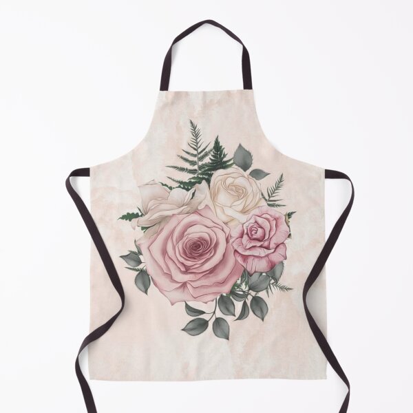 Item preview, Painted Pink Cream Roses designed and sold by HappyLifeCreate.