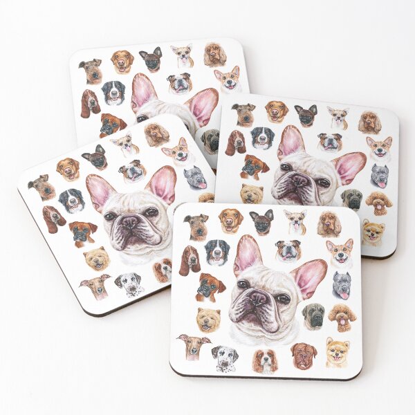 Item preview, Frenchie and friends designed and sold by Lolly's Lane Shoppe.