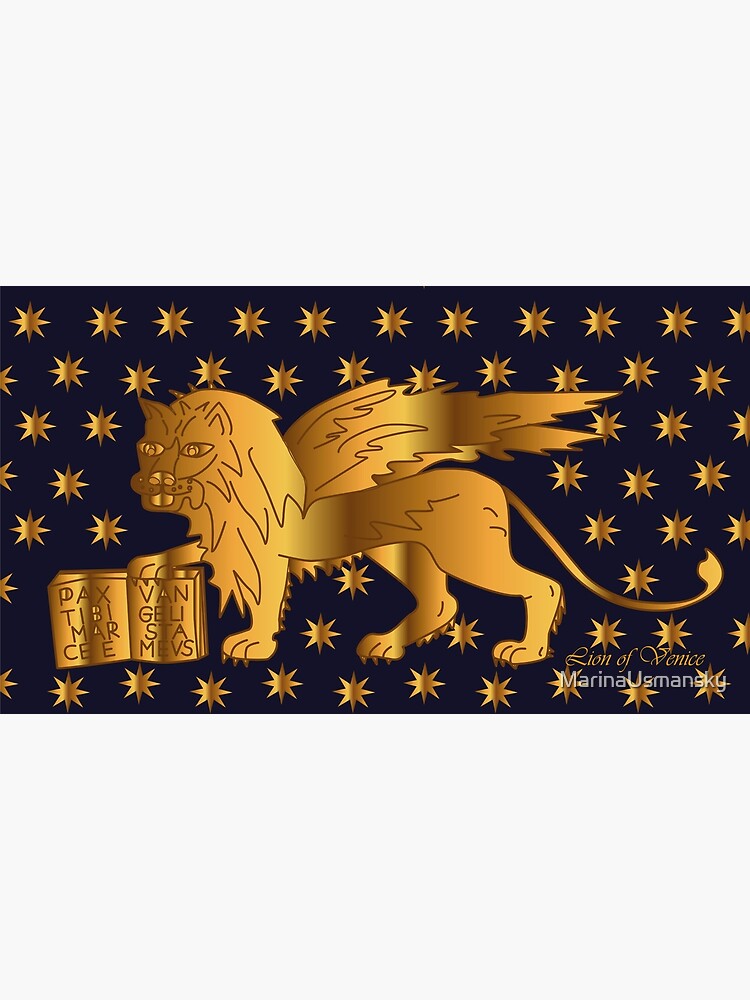 Discover Venetian Lion Premium Matte Vertical Poster