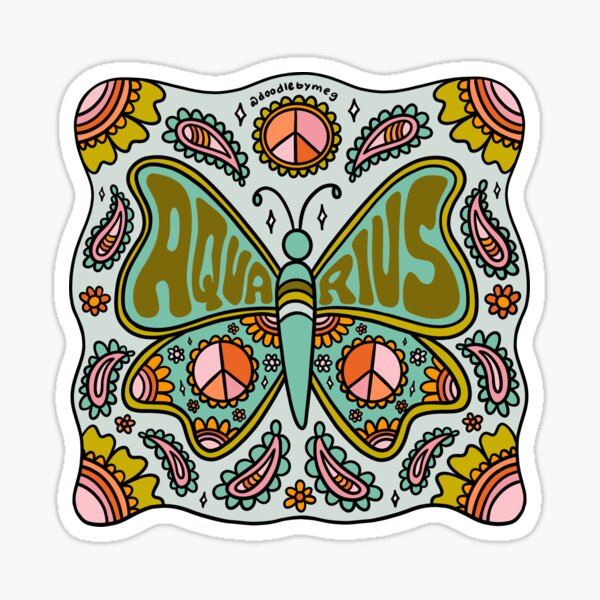 Item preview, Aquarius Butterfly designed and sold by doodlebymeg.