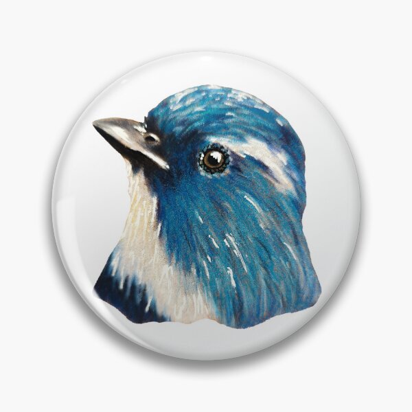 Item preview, Little Blue Bird Bust  designed and sold by SureFootedDream.