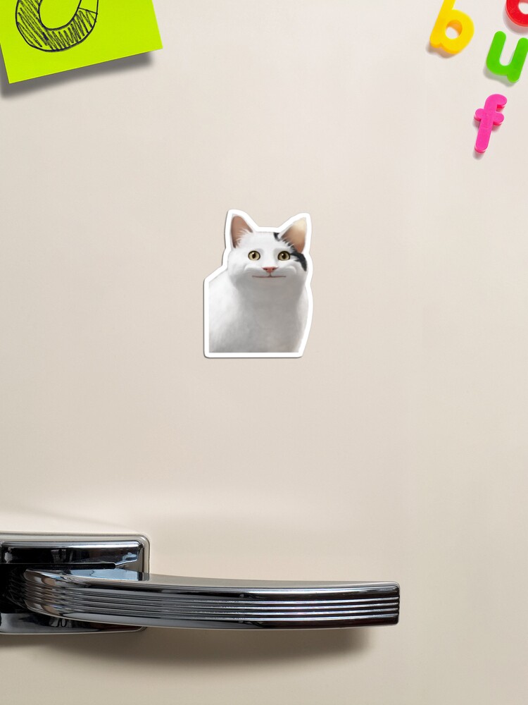 Polite cat meme, funny cat meme Sticker for Sale by ElevenGraphics