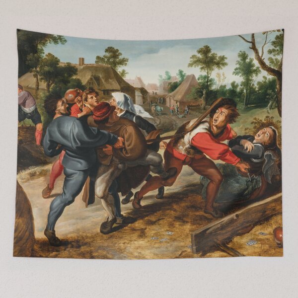 Item preview, Peasants Fighting over a Game of Cards | Peter Paul Rubens | 1612 Renaissance Art designed and sold by CJET.