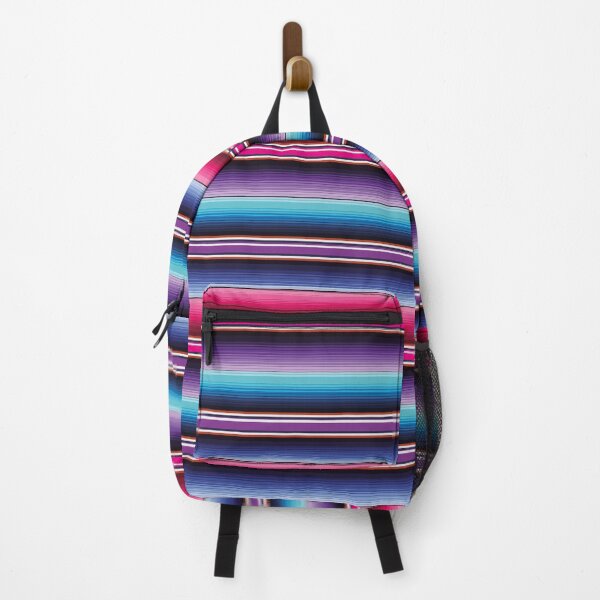 Item preview, Purple Serape Mexican serape blanket vibrant color stripes zarape saltillo girly pattern designed and sold by T-Mex.